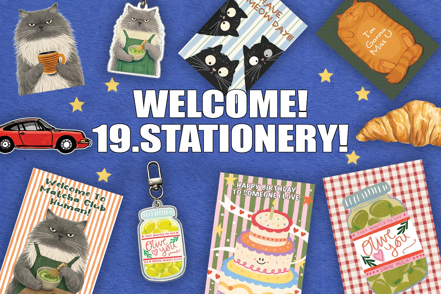 Welcome! 19.Stationery!